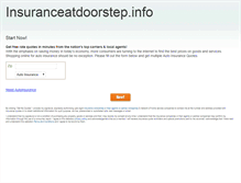 Tablet Screenshot of insuranceatdoorstep.info